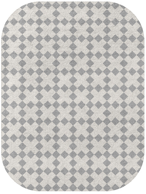 Crosscut Geometric Oblong Hand Tufted Pure Wool Custom Rug by Rug Artisan