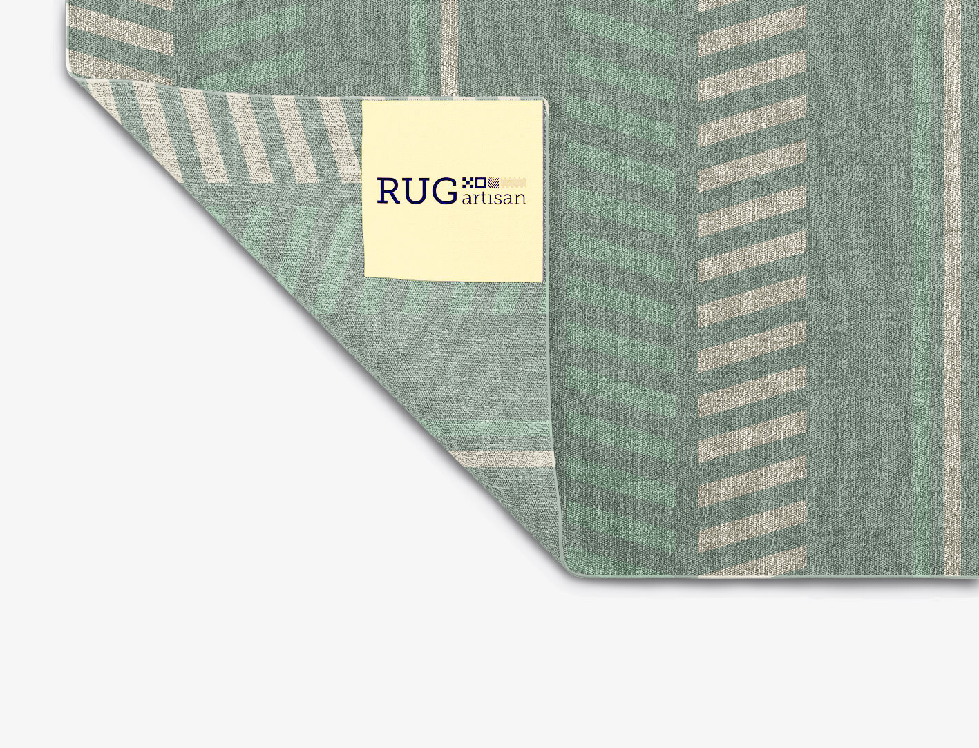 Crosslane Geometric Square Flatweave New Zealand Wool Custom Rug by Rug Artisan