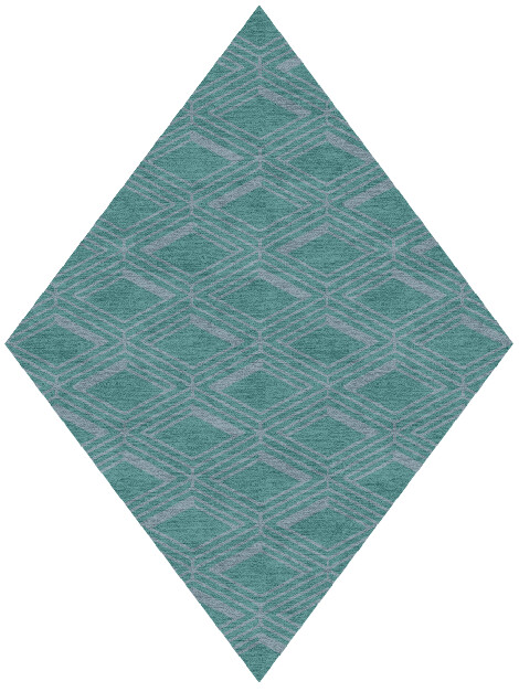 Crossword Modern Geometrics Diamond Hand Knotted Tibetan Wool Custom Rug by Rug Artisan