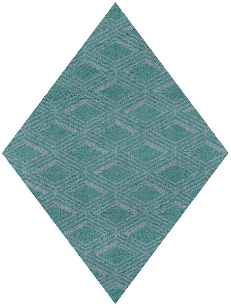 Crossword Modern Geometrics Diamond Hand Tufted Pure Wool Custom Rug by Rug Artisan
