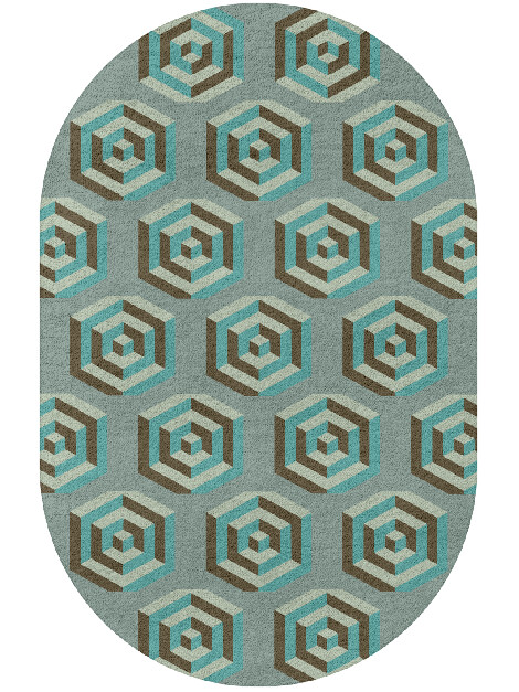 Cubicles Modern Geometrics Capsule Hand Tufted Pure Wool Custom Rug by Rug Artisan