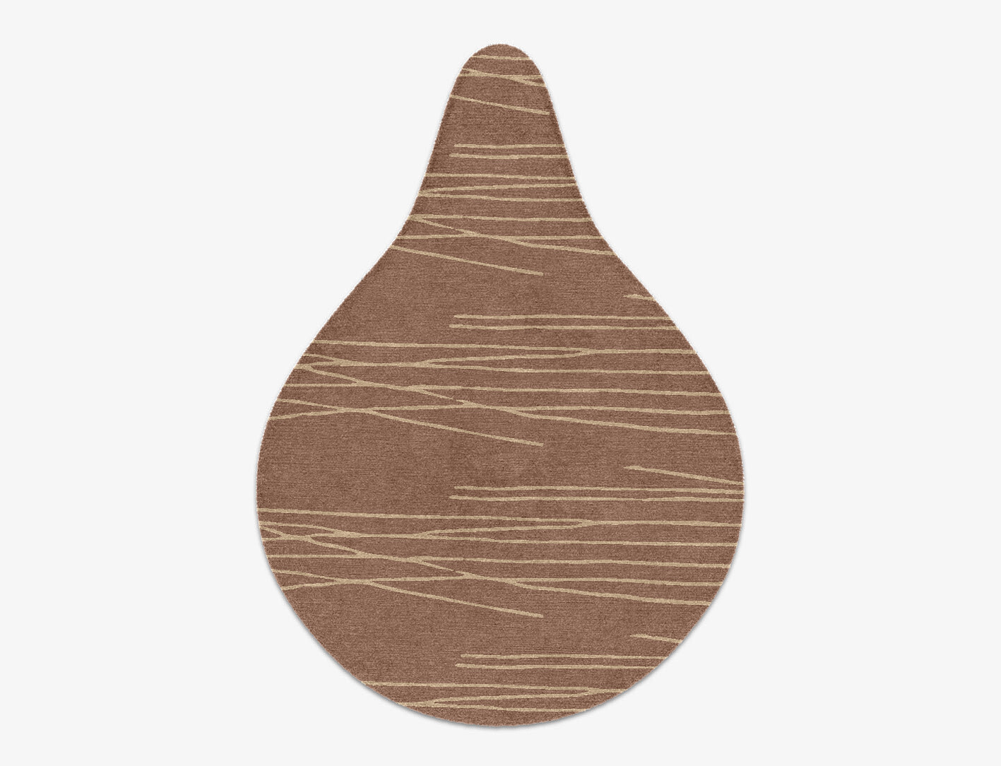 Cue Minimalist Drop Hand Knotted Tibetan Wool Custom Rug by Rug Artisan