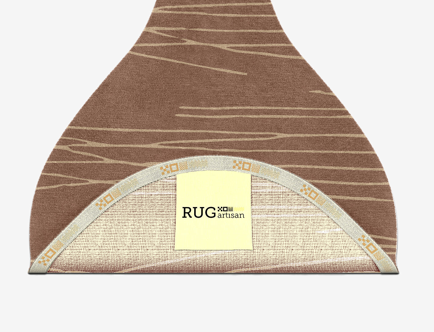 Cue Minimalist Drop Hand Knotted Tibetan Wool Custom Rug by Rug Artisan