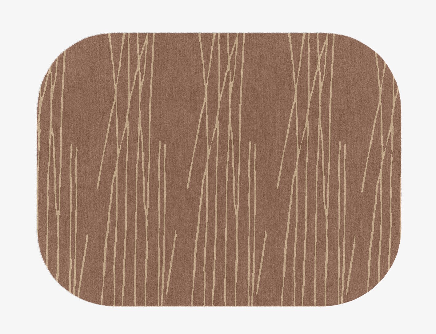 Cue Minimalist Oblong Hand Knotted Tibetan Wool Custom Rug by Rug Artisan