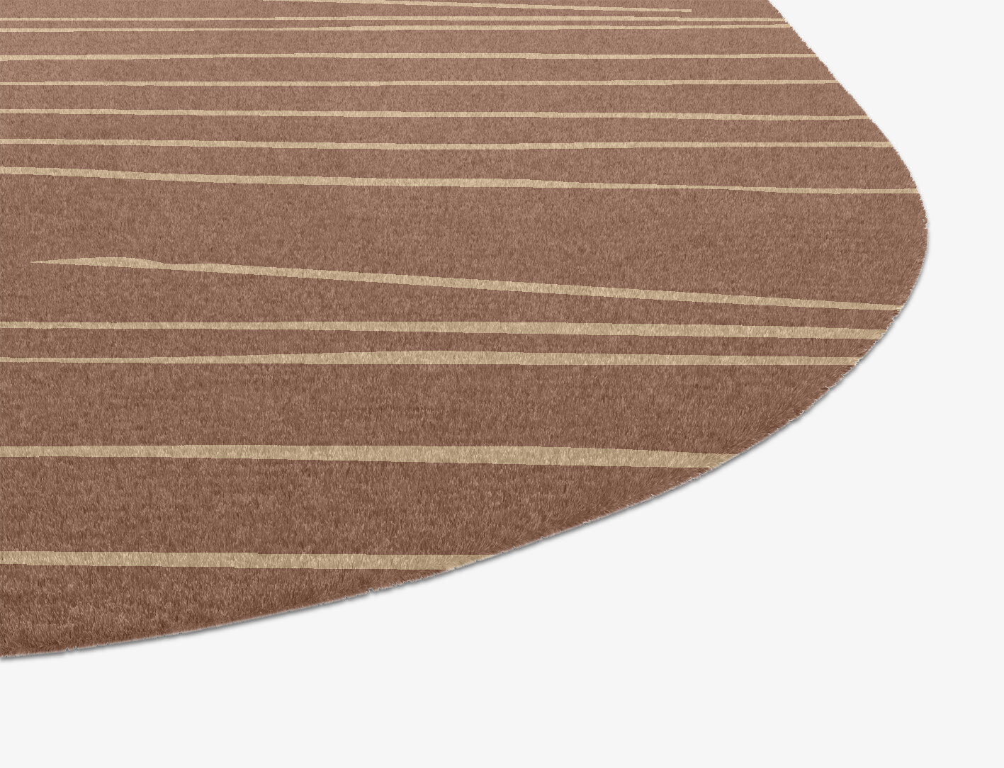 Cue Minimalist Oblong Hand Knotted Tibetan Wool Custom Rug by Rug Artisan