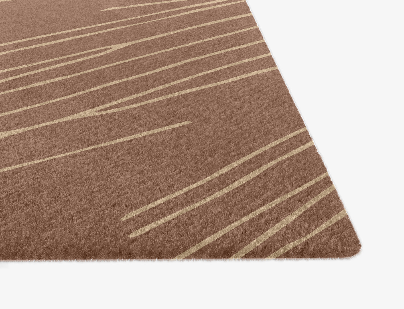 Cue Minimalist Ogee Hand Knotted Tibetan Wool Custom Rug by Rug Artisan