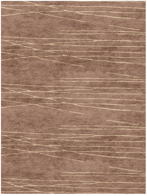 Cue Minimalist Rectangle Hand Knotted Bamboo Silk Custom Rug by Rug Artisan