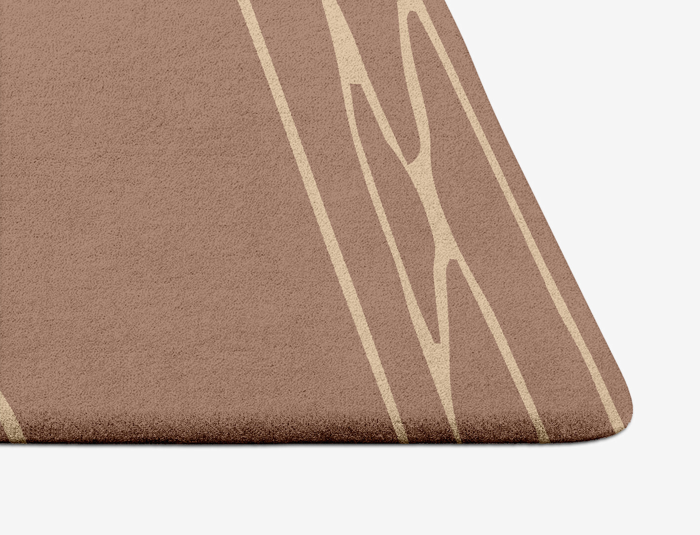 Cue Minimalist Arch Hand Tufted Pure Wool Custom Rug by Rug Artisan
