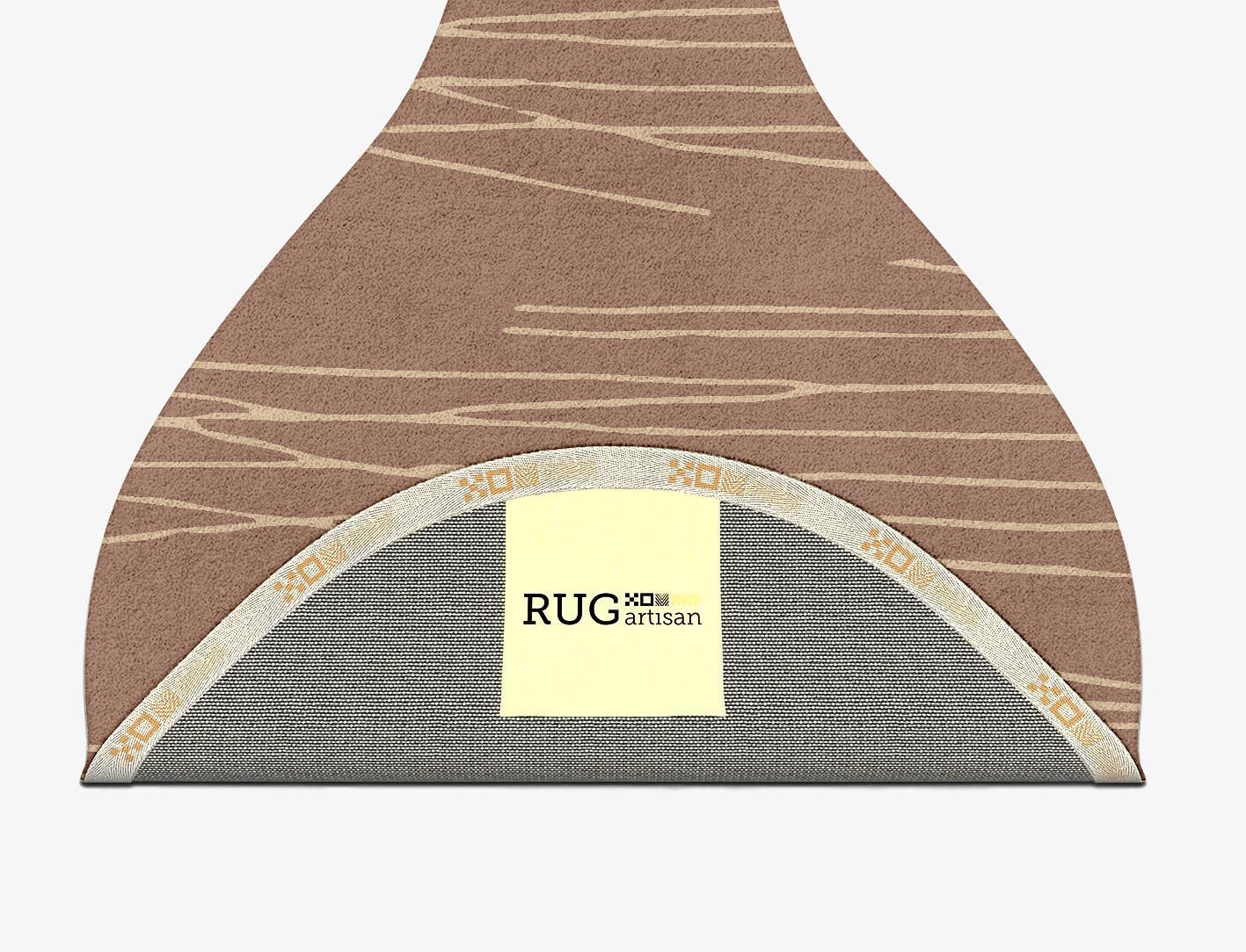 Cue Minimalist Drop Hand Tufted Pure Wool Custom Rug by Rug Artisan