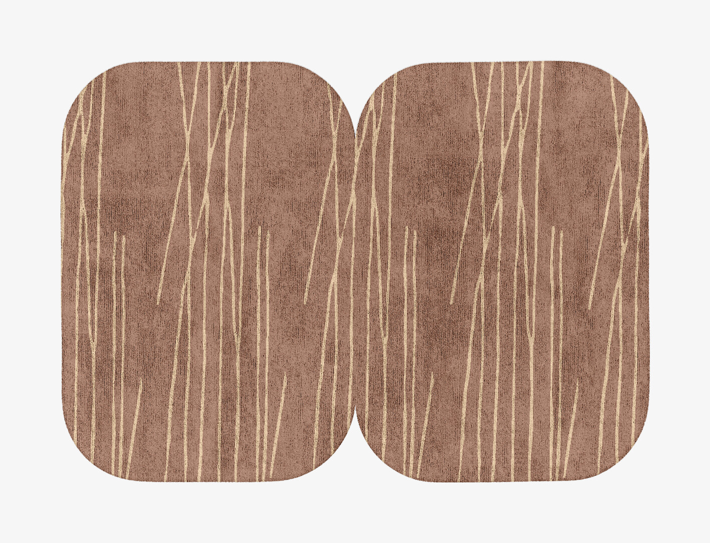 Cue Minimalist Eight Hand Tufted Bamboo Silk Custom Rug by Rug Artisan
