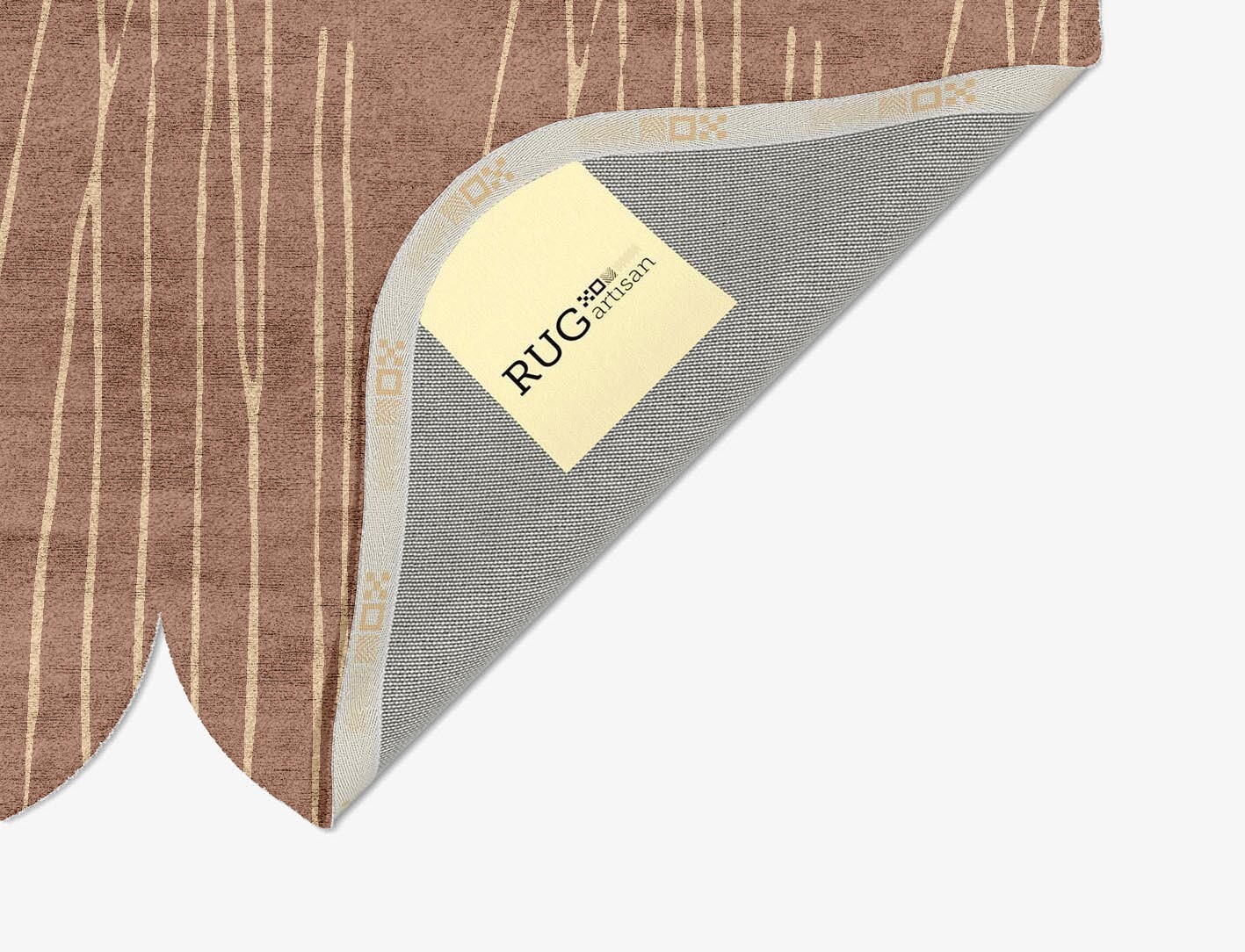 Cue Minimalist Eight Hand Tufted Bamboo Silk Custom Rug by Rug Artisan