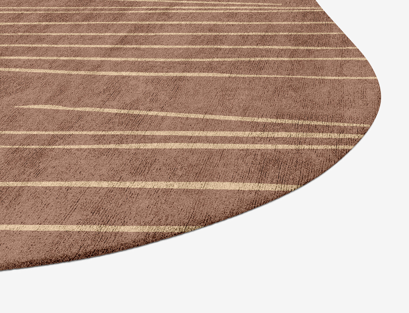 Cue Minimalist Oblong Hand Tufted Bamboo Silk Custom Rug by Rug Artisan