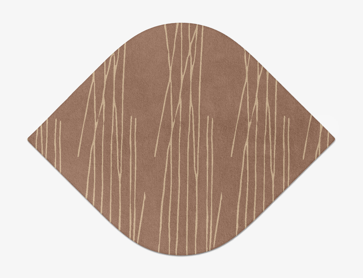 Cue Minimalist Ogee Hand Tufted Pure Wool Custom Rug by Rug Artisan