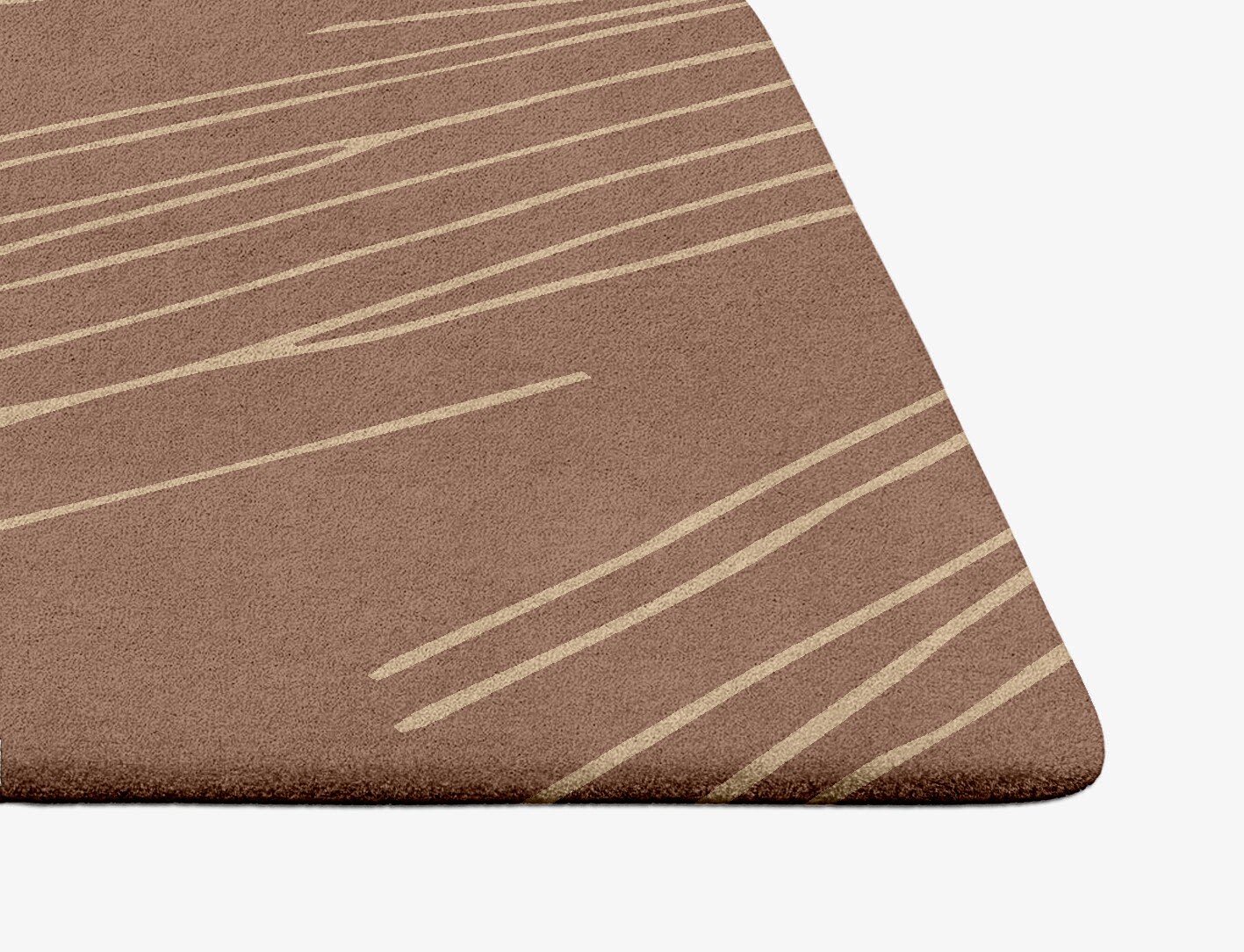 Cue Minimalist Ogee Hand Tufted Pure Wool Custom Rug by Rug Artisan