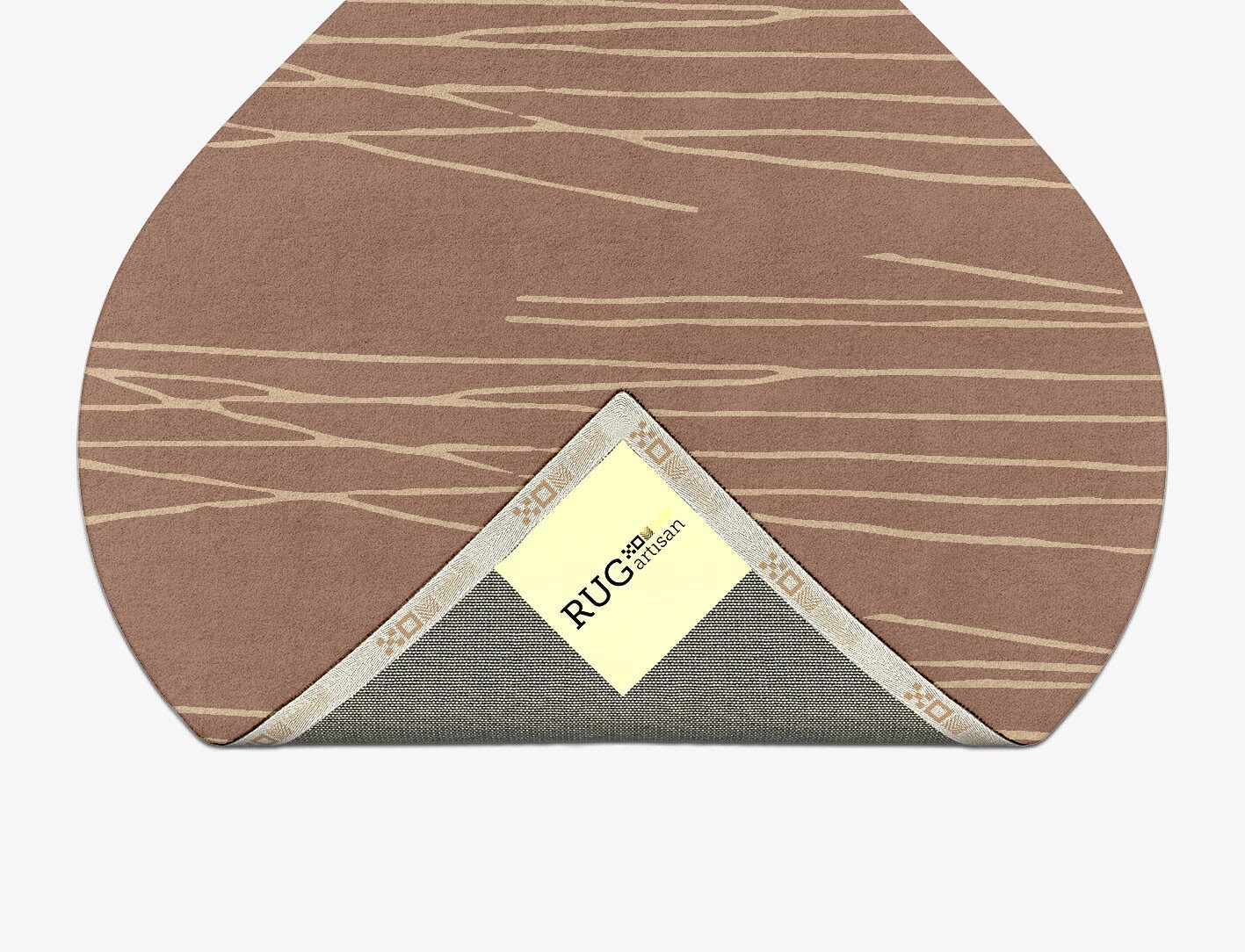 Cue Minimalist Ogee Hand Tufted Pure Wool Custom Rug by Rug Artisan