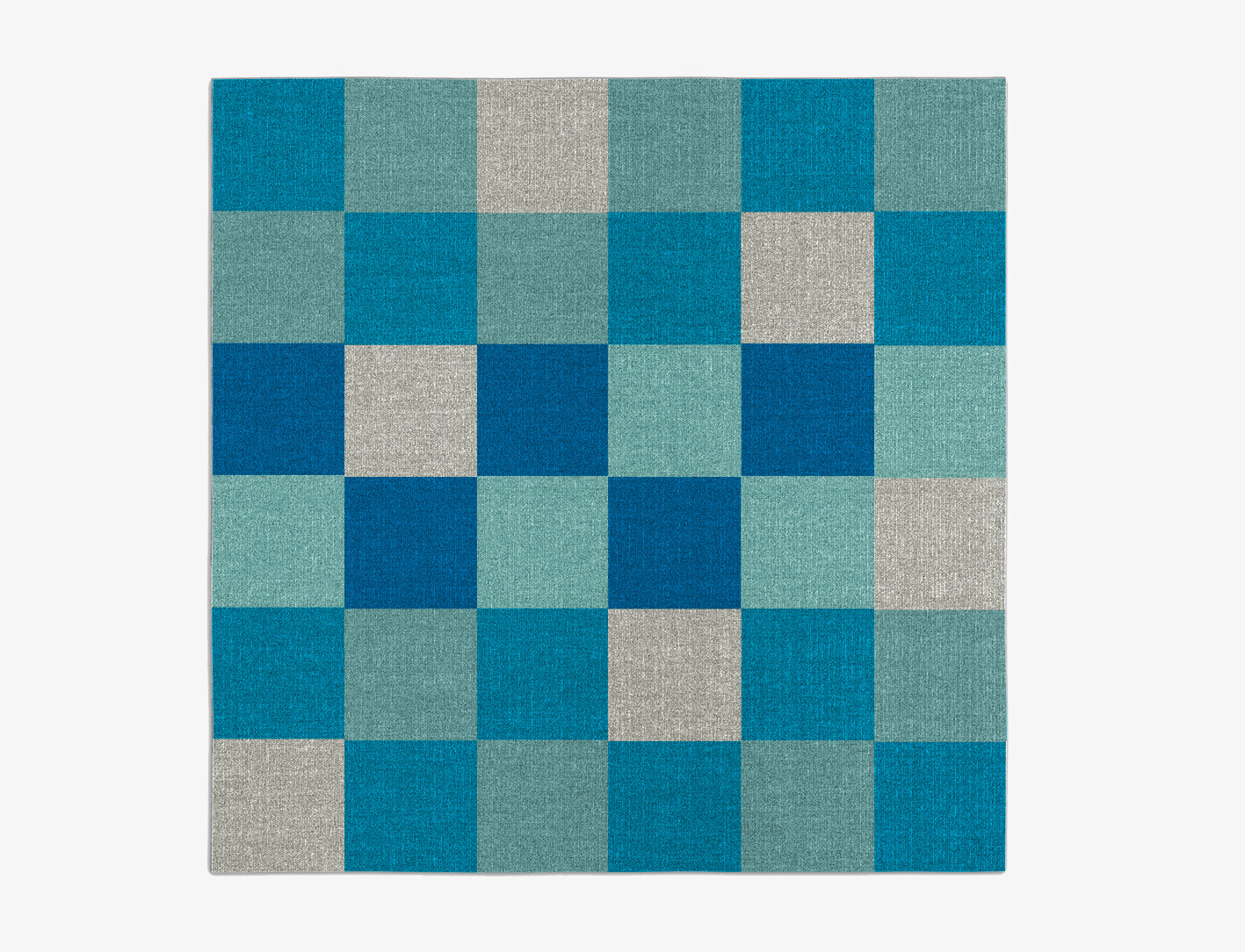 Curacao Geometric Square Flatweave New Zealand Wool Custom Rug by Rug Artisan