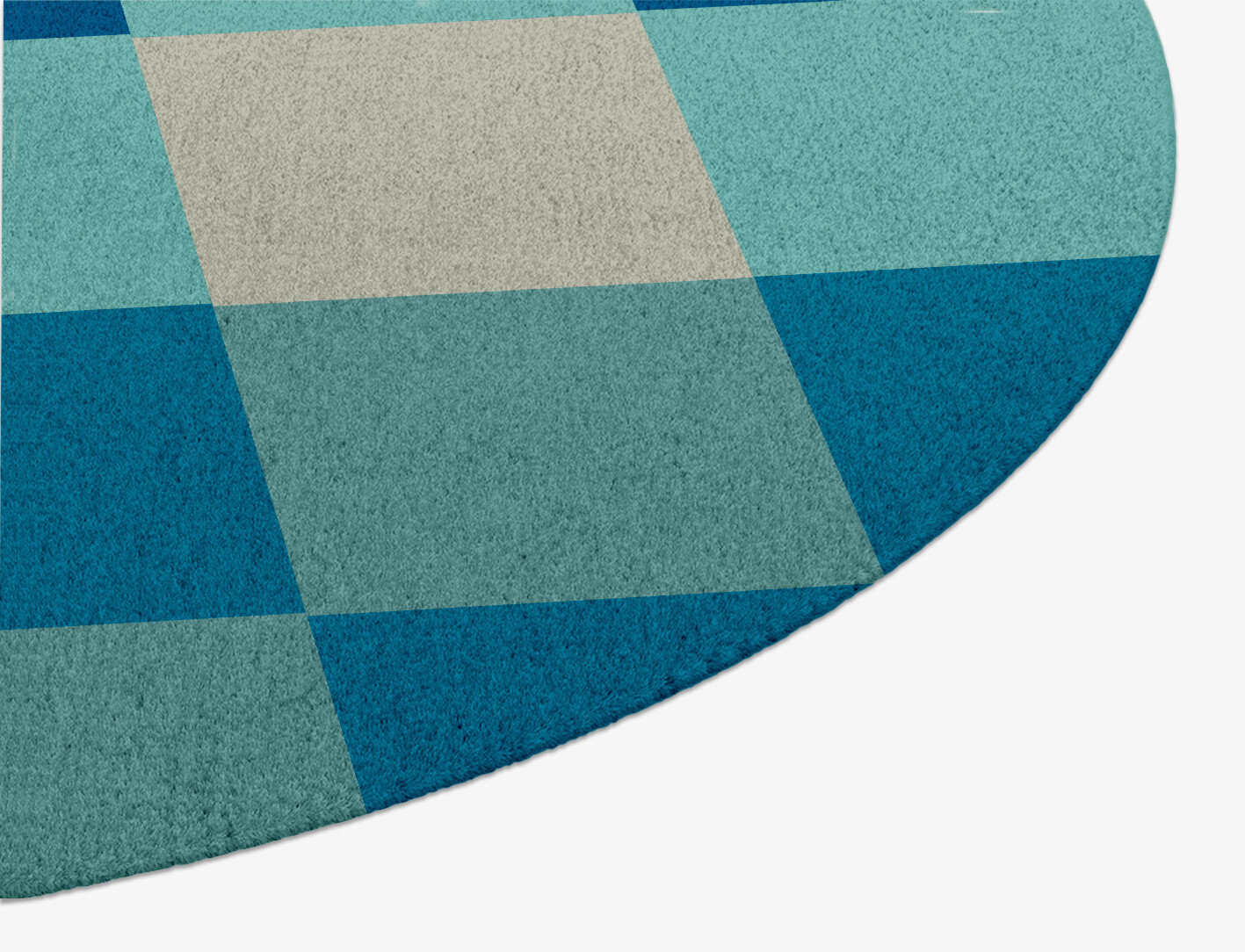 Curacao Geometric Oval Hand Knotted Tibetan Wool Custom Rug by Rug Artisan