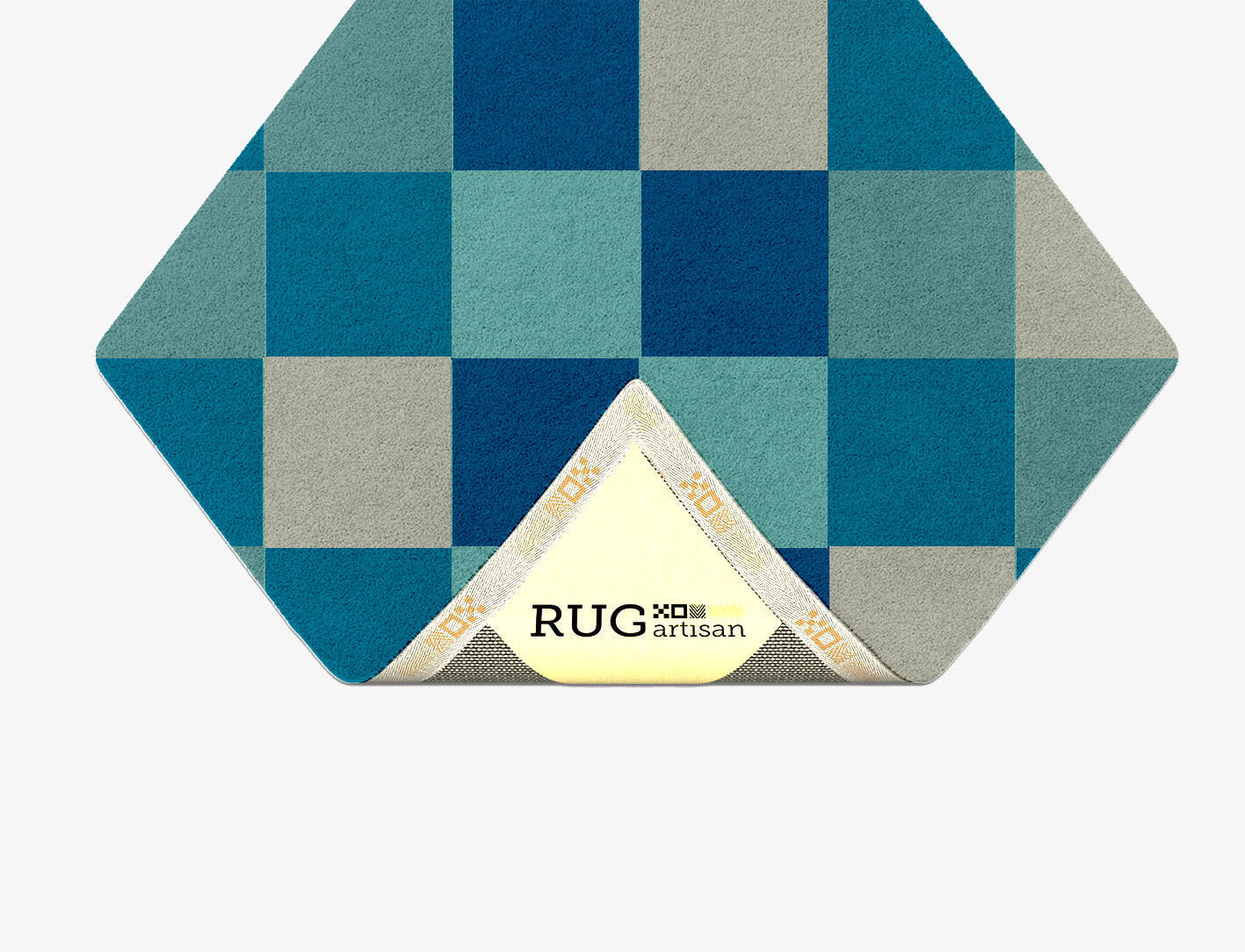 Curacao Geometric Diamond Hand Tufted Pure Wool Custom Rug by Rug Artisan