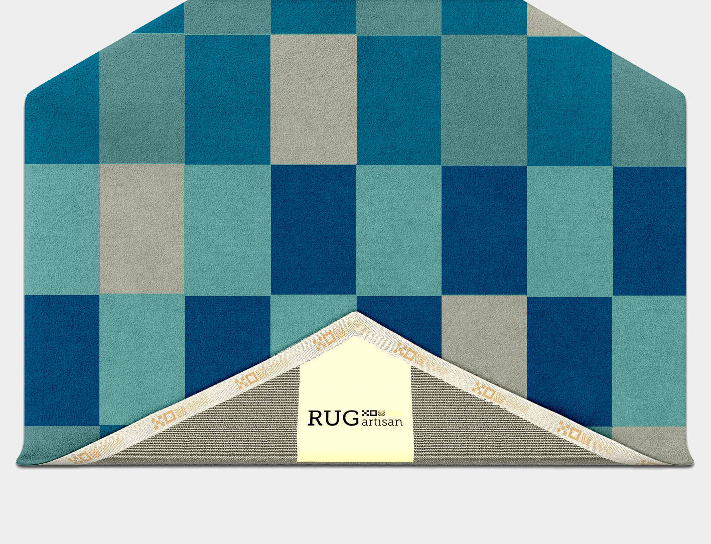 Curacao Geometric Hexagon Hand Tufted Pure Wool Custom Rug by Rug Artisan