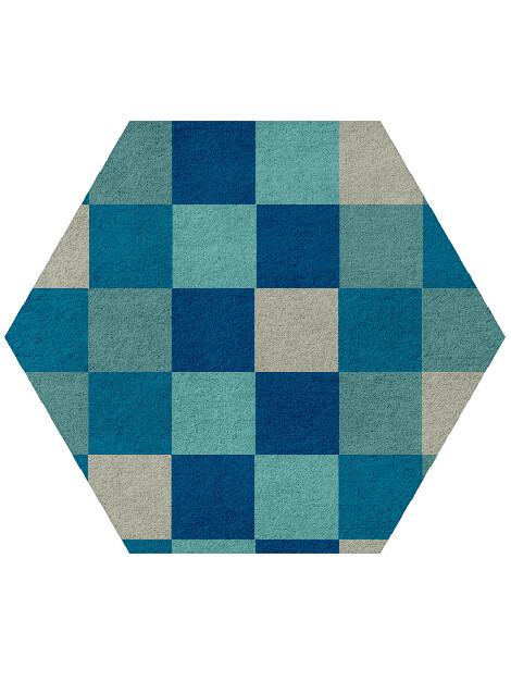 Curacao Geometric Hexagon Hand Tufted Pure Wool Custom Rug by Rug Artisan