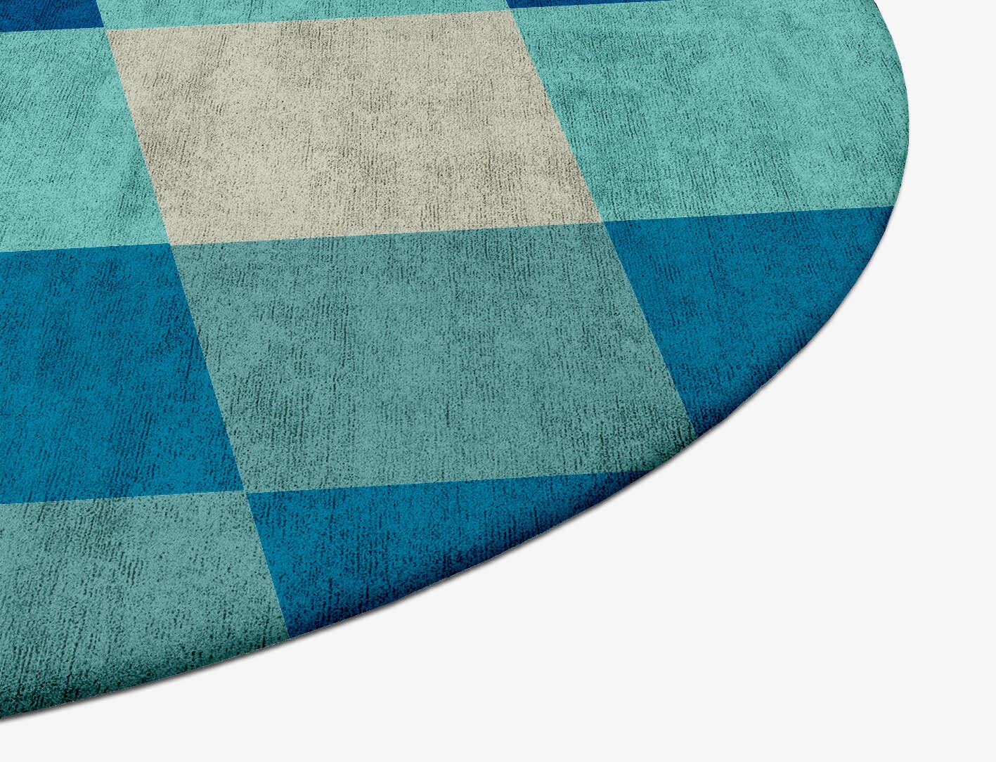 Curacao Geometric Oval Hand Tufted Bamboo Silk Custom Rug by Rug Artisan
