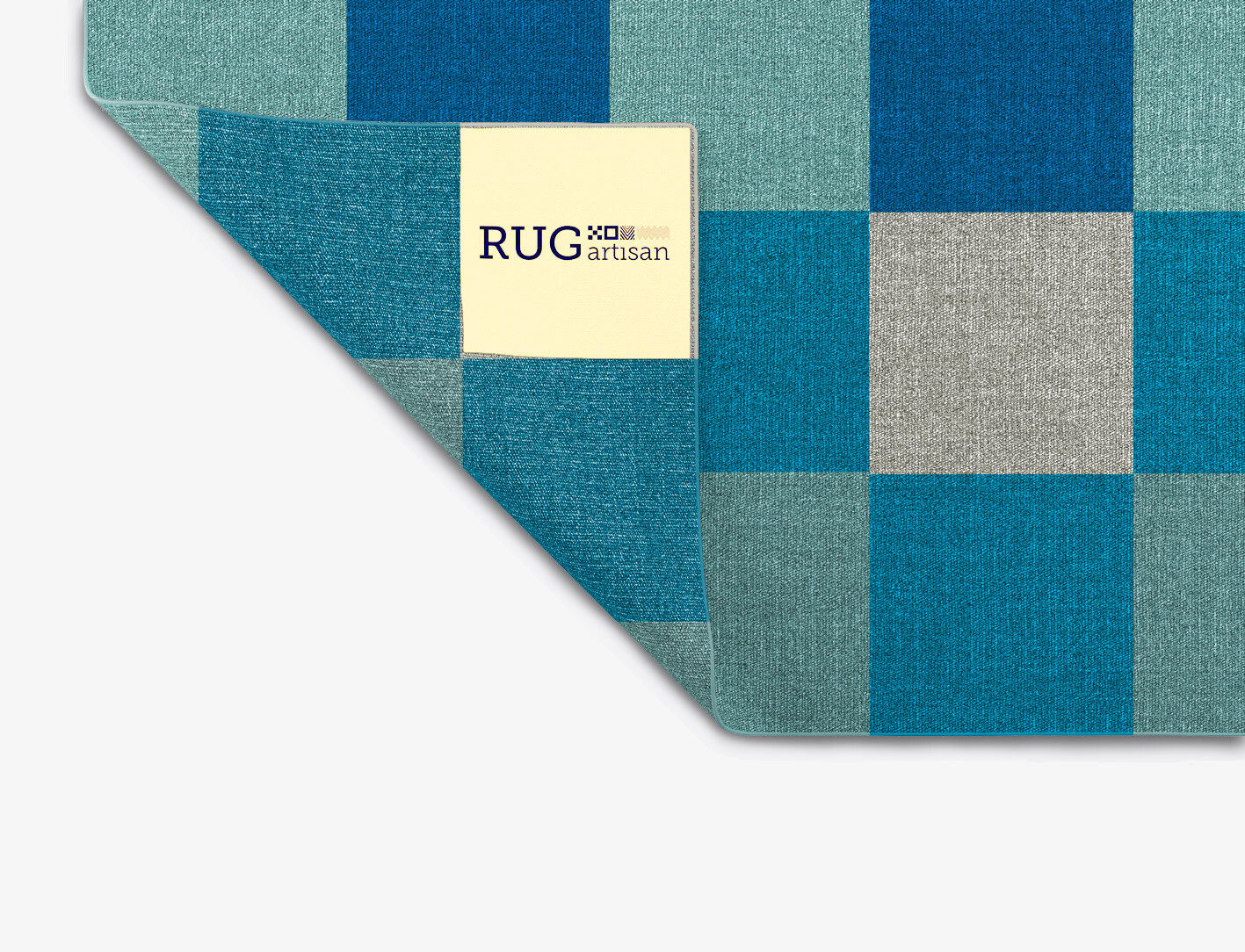 Curacao Geometric Square Outdoor Recycled Yarn Custom Rug by Rug Artisan