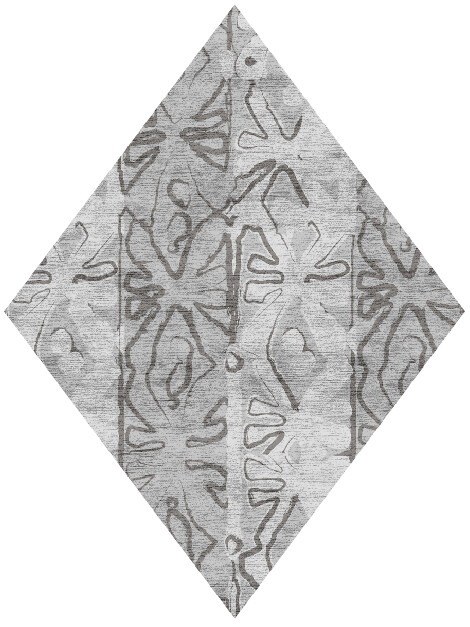 Curio Batik Diamond Hand Knotted Bamboo Silk Custom Rug by Rug Artisan