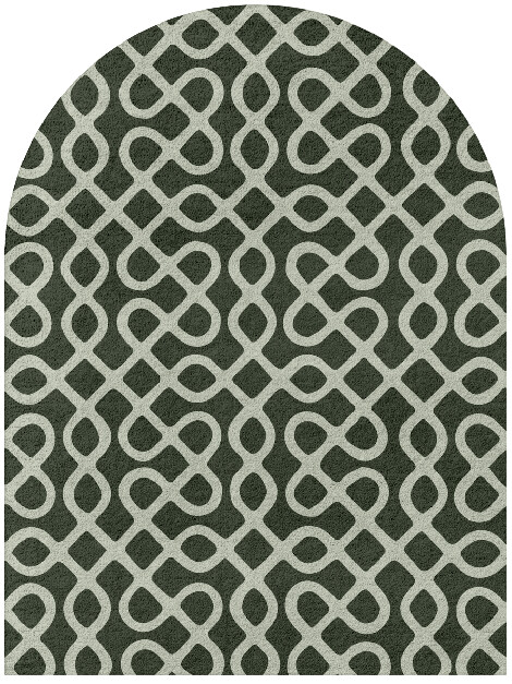 Cursive Modern Geometrics Arch Hand Tufted Pure Wool Custom Rug by Rug Artisan