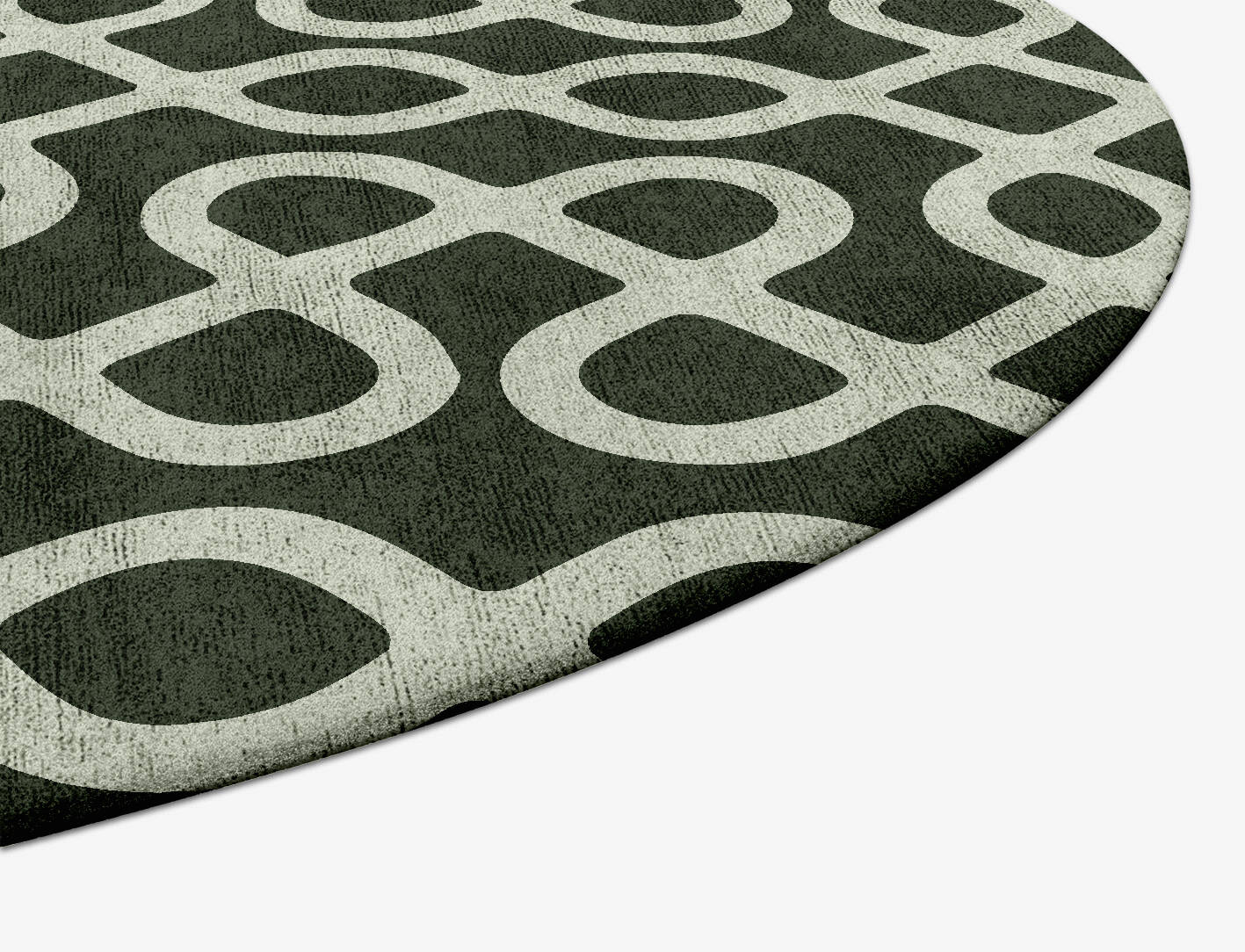 Cursive Modern Geometrics Capsule Hand Tufted Bamboo Silk Custom Rug by Rug Artisan