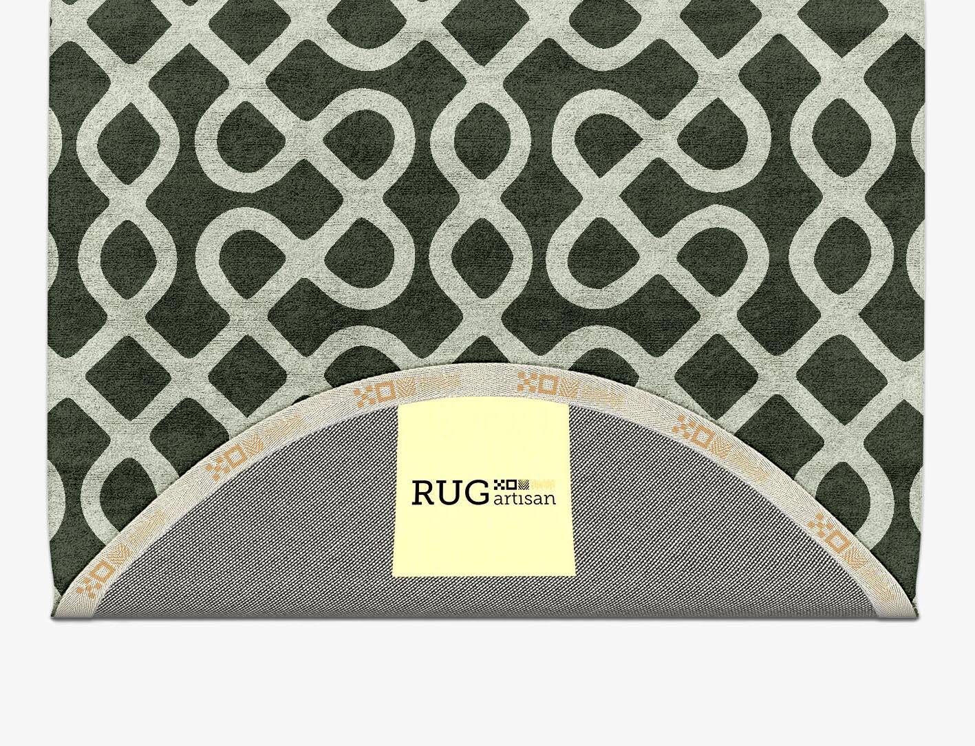 Cursive Modern Geometrics Capsule Hand Tufted Bamboo Silk Custom Rug by Rug Artisan