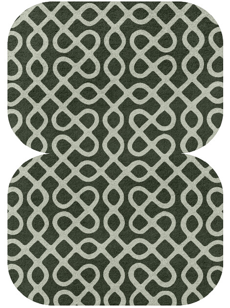 Cursive Modern Geometrics Eight Hand Tufted Pure Wool Custom Rug by Rug Artisan