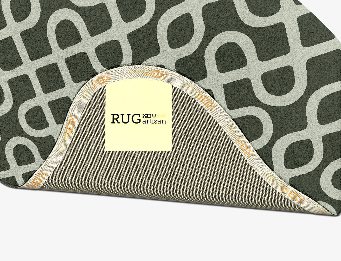 Cursive Modern Geometrics Splash Hand Tufted Pure Wool Custom Rug by Rug Artisan