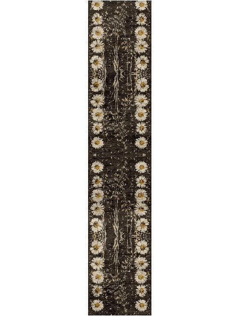 Daisydale Floral Runner Hand Knotted Bamboo Silk Custom Rug by Rug Artisan