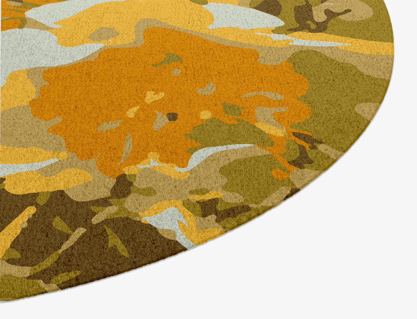 Dawn Floral Oval Hand Knotted Tibetan Wool Custom Rug by Rug Artisan