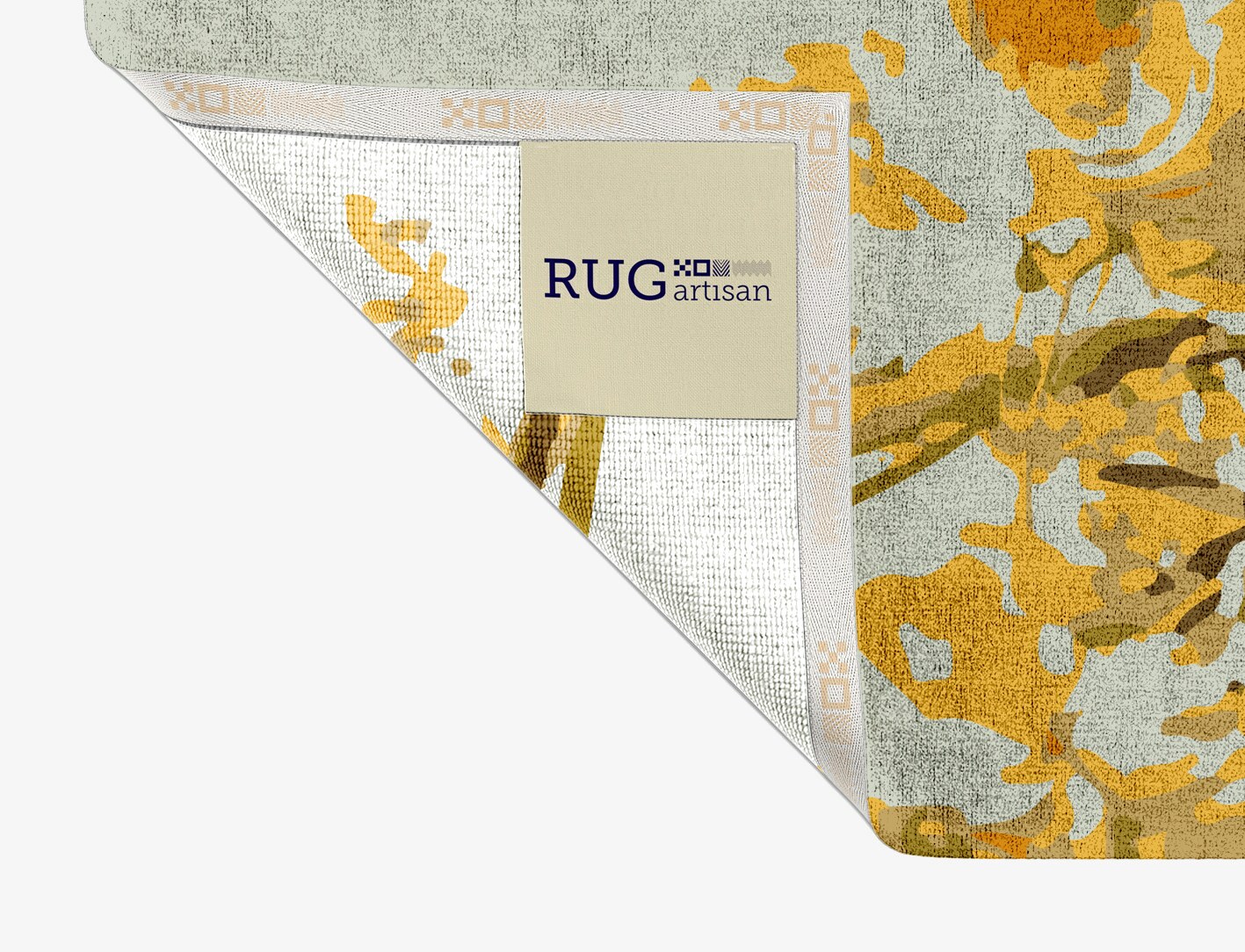 Dawn Floral Rectangle Hand Knotted Bamboo Silk Custom Rug by Rug Artisan