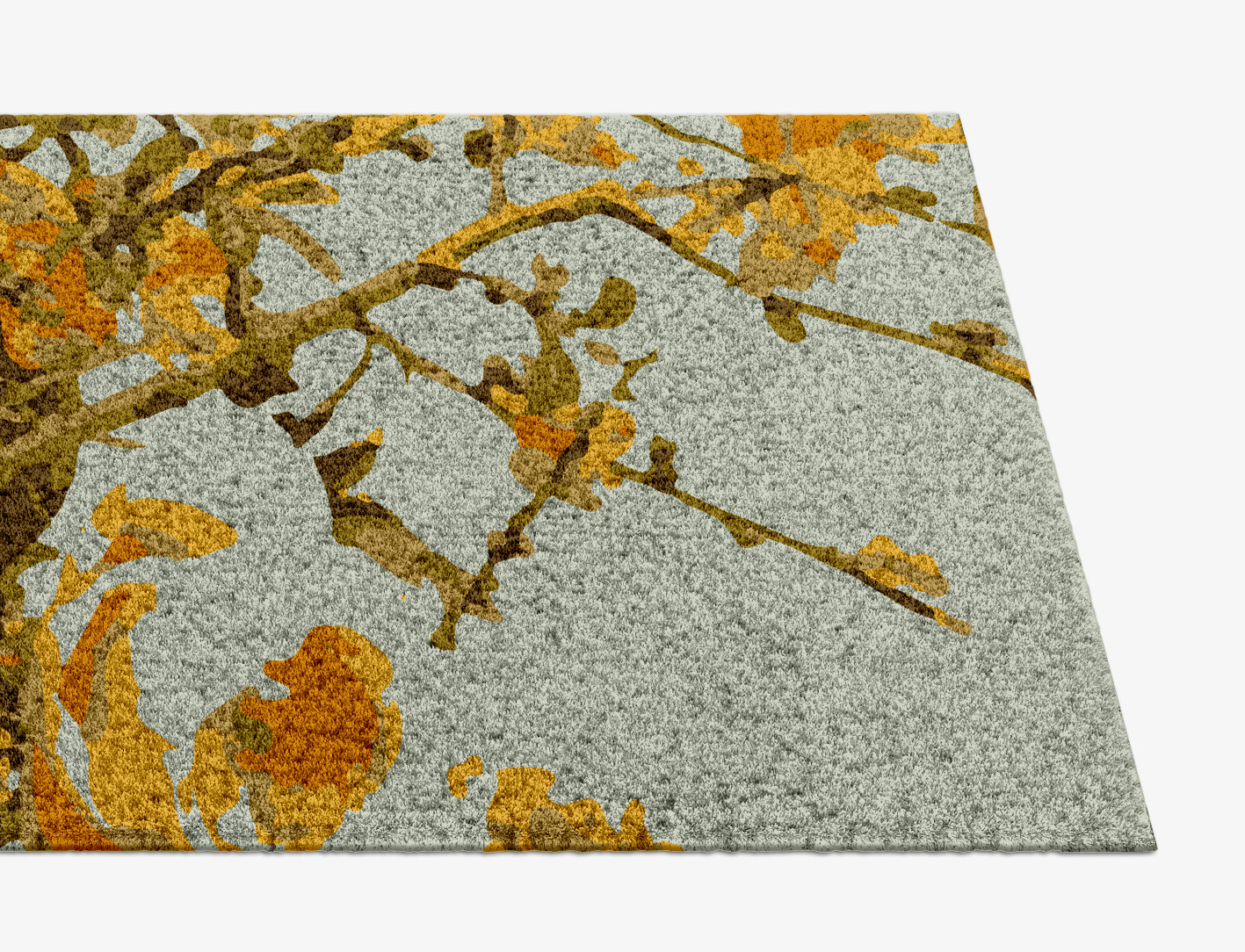 Dawn Floral Runner Hand Knotted Tibetan Wool Custom Rug by Rug Artisan