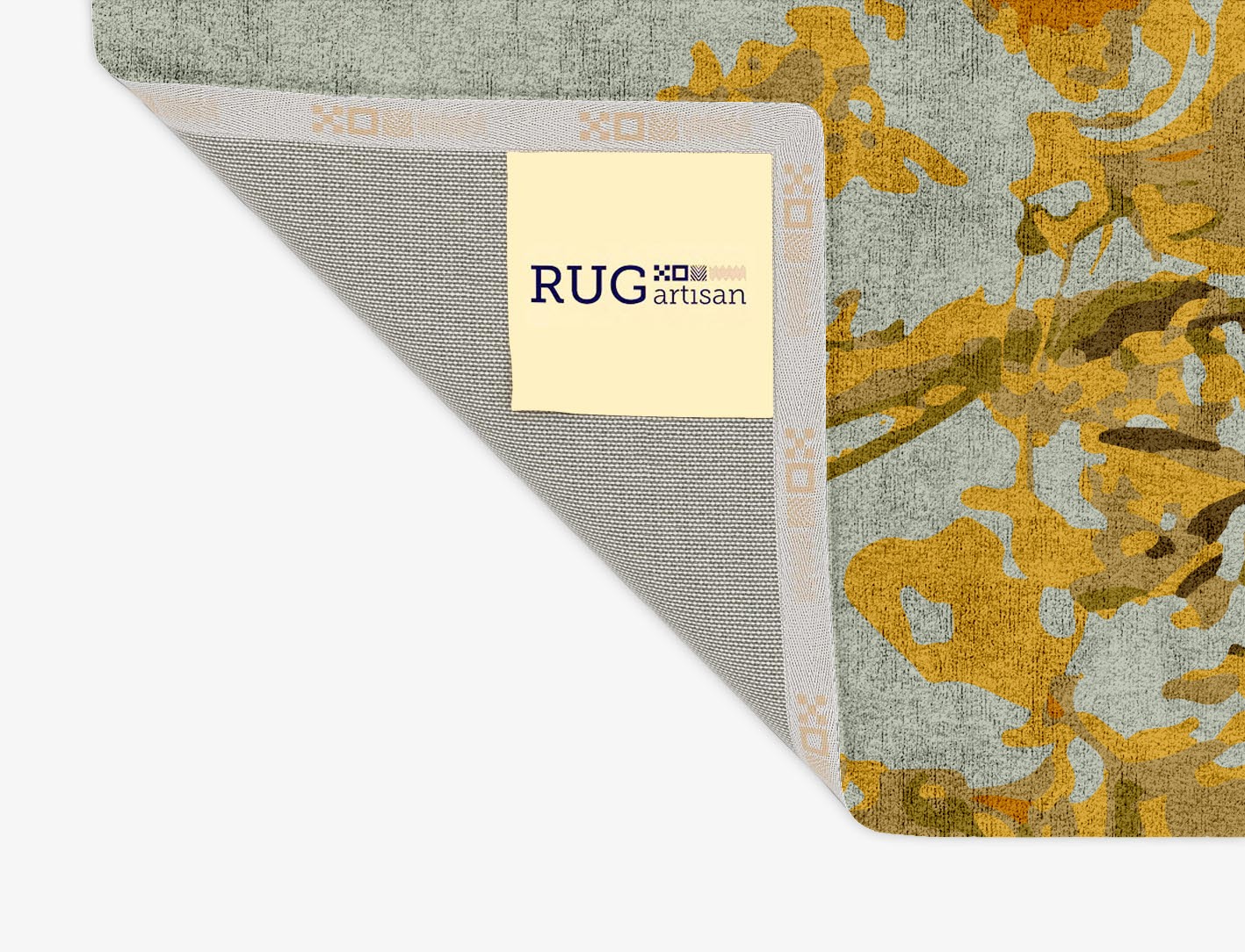 Dawn Floral Rectangle Hand Tufted Bamboo Silk Custom Rug by Rug Artisan