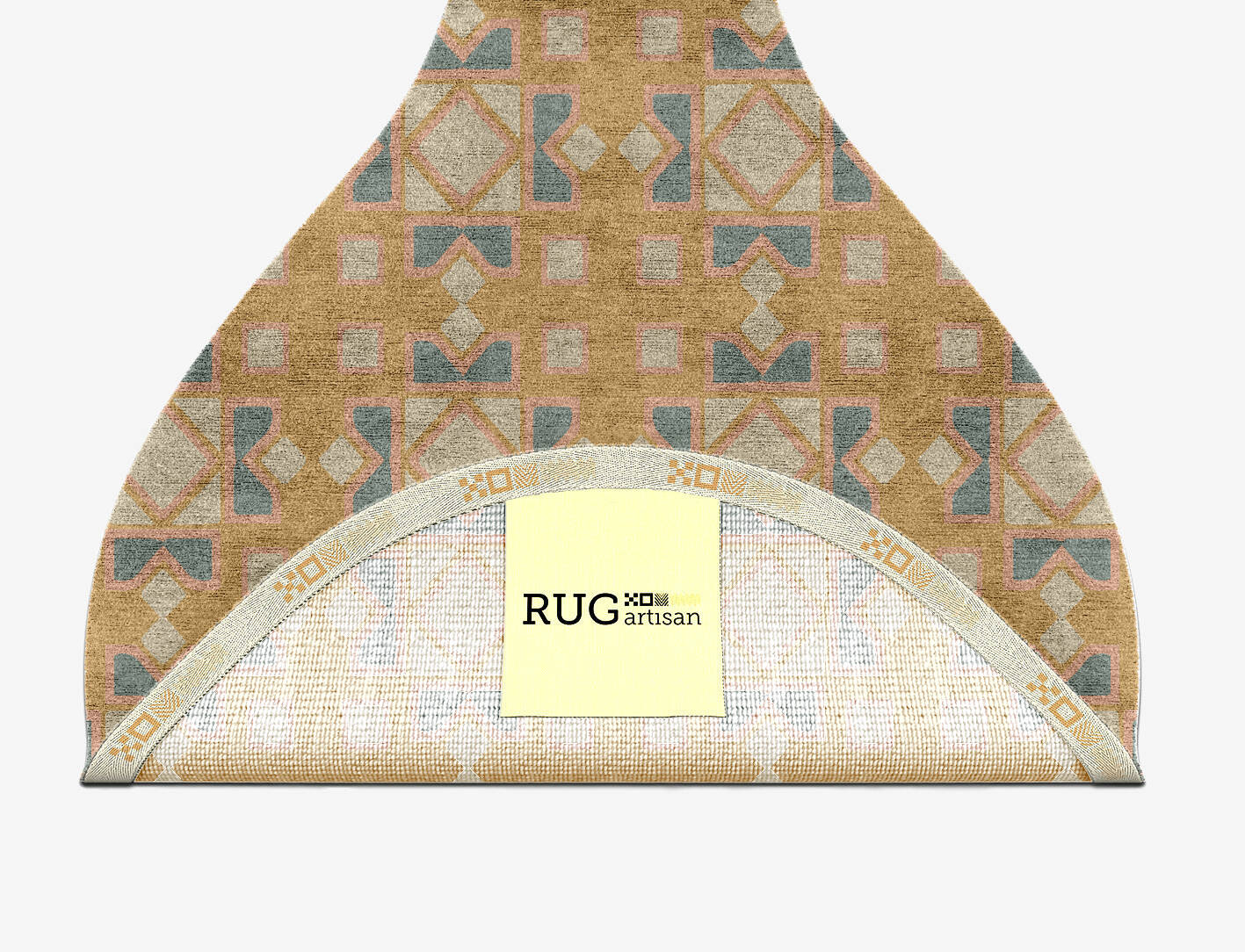 Deliciae Blue Royal Drop Hand Knotted Bamboo Silk Custom Rug by Rug Artisan