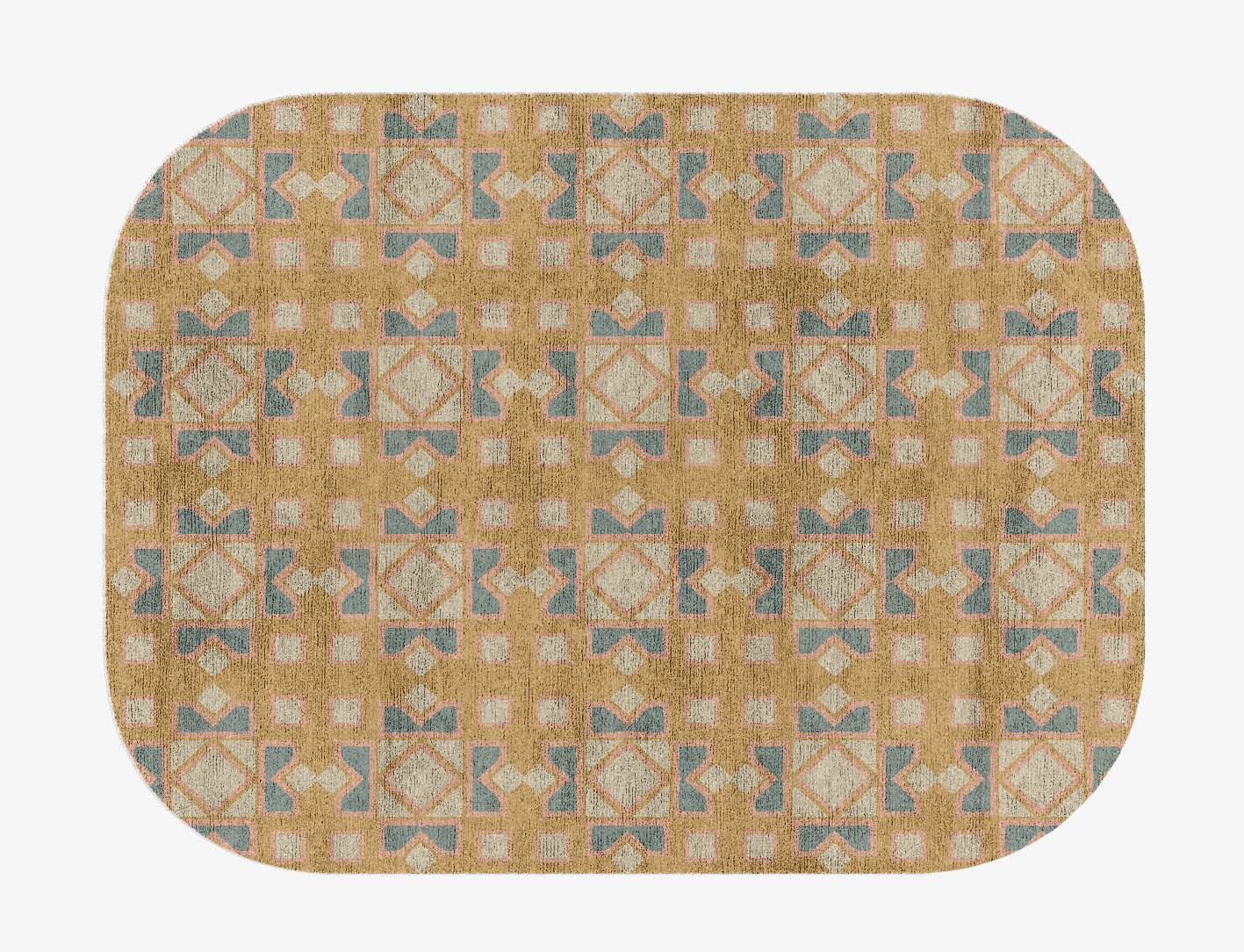 Deliciae Blue Royal Oblong Hand Knotted Bamboo Silk Custom Rug by Rug Artisan