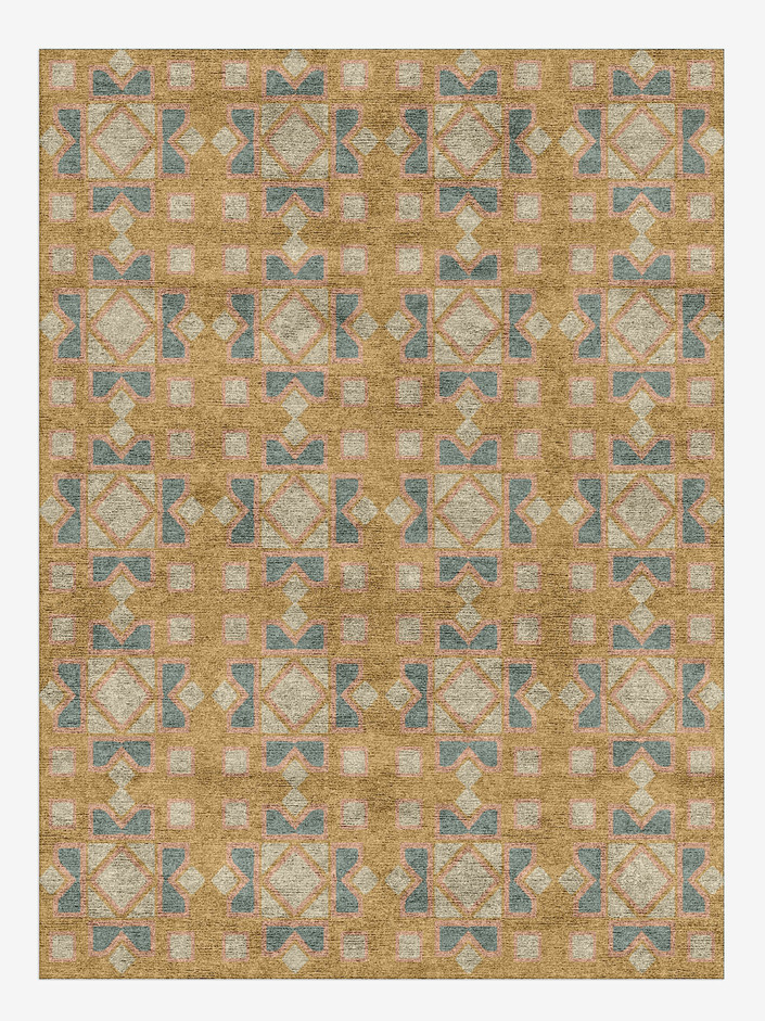 Deliciae Blue Royal Rectangle Hand Knotted Bamboo Silk Custom Rug by Rug Artisan