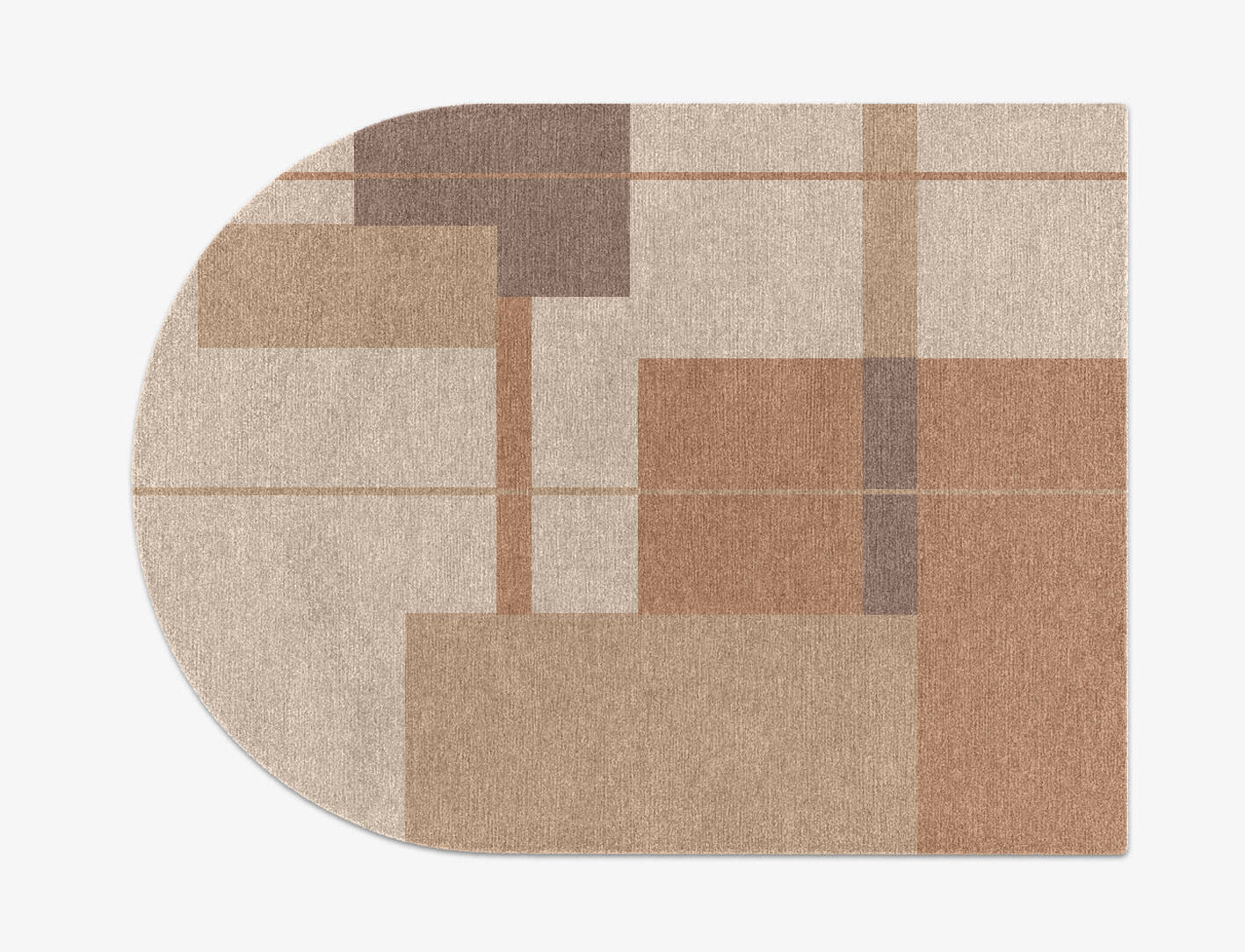 Demure  Arch Hand Knotted Tibetan Wool Custom Rug by Rug Artisan
