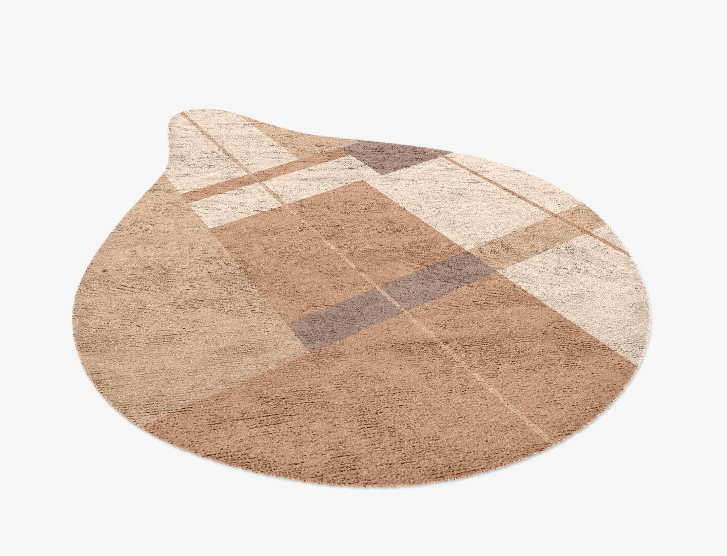 Demure  Drop Hand Knotted Bamboo Silk Custom Rug by Rug Artisan
