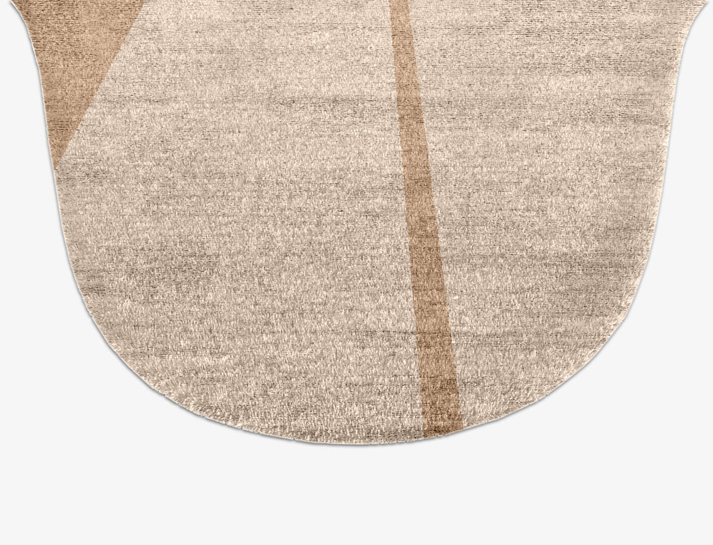 Demure  Drop Hand Knotted Bamboo Silk Custom Rug by Rug Artisan