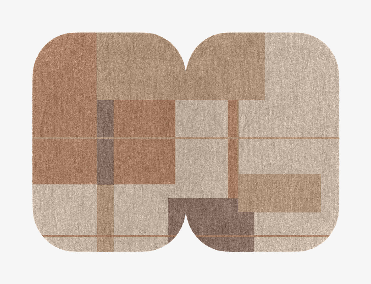 Demure  Eight Hand Knotted Tibetan Wool Custom Rug by Rug Artisan