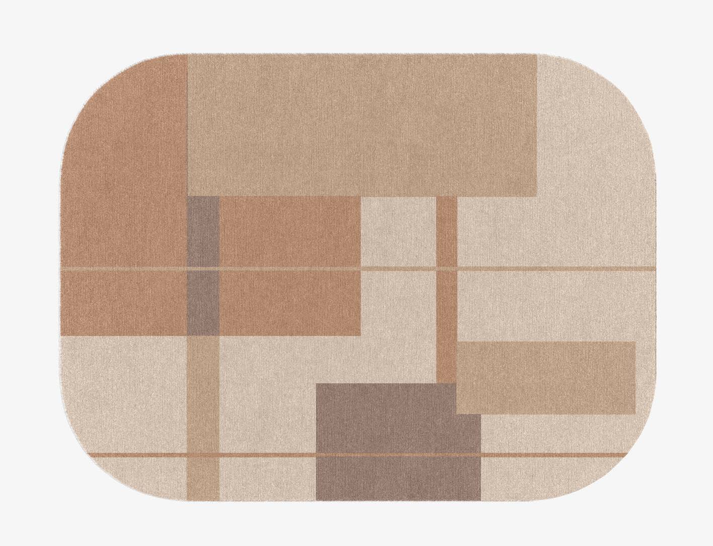 Demure  Oblong Hand Knotted Tibetan Wool Custom Rug by Rug Artisan