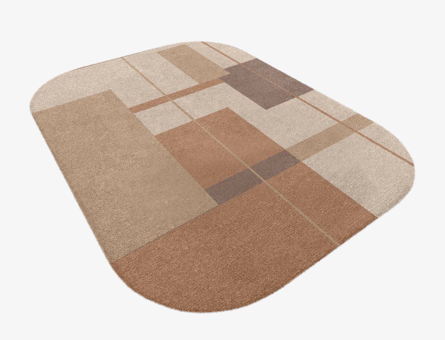 Demure  Oblong Hand Knotted Tibetan Wool Custom Rug by Rug Artisan