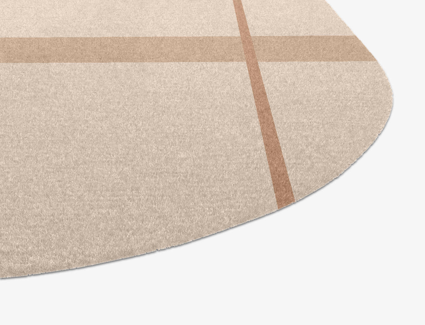 Demure  Oblong Hand Knotted Tibetan Wool Custom Rug by Rug Artisan