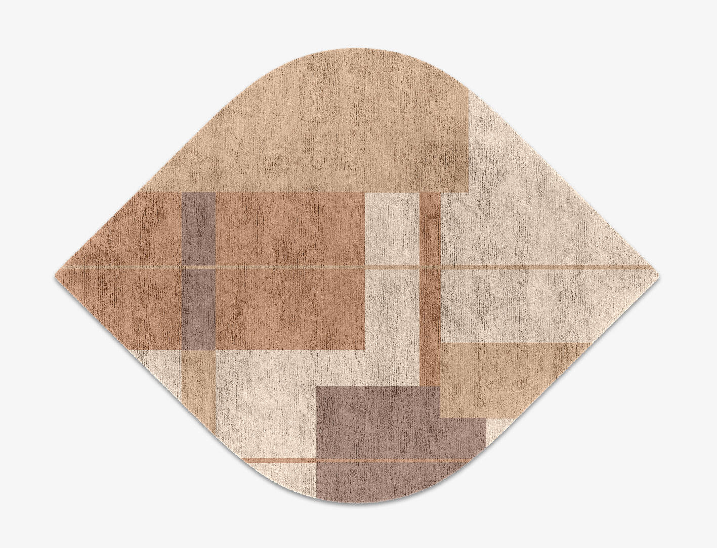 Demure  Ogee Hand Knotted Bamboo Silk Custom Rug by Rug Artisan