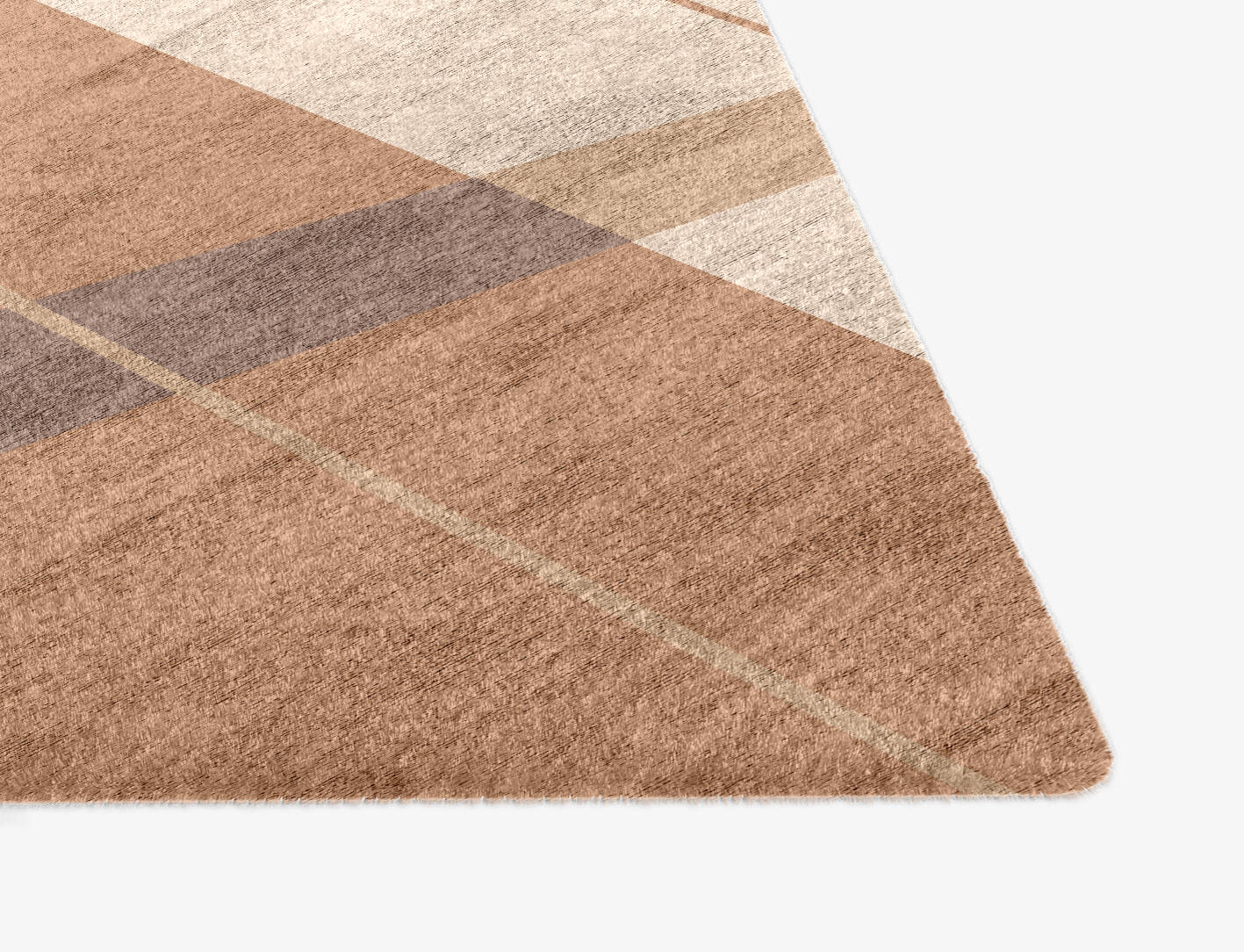 Demure  Ogee Hand Knotted Bamboo Silk Custom Rug by Rug Artisan