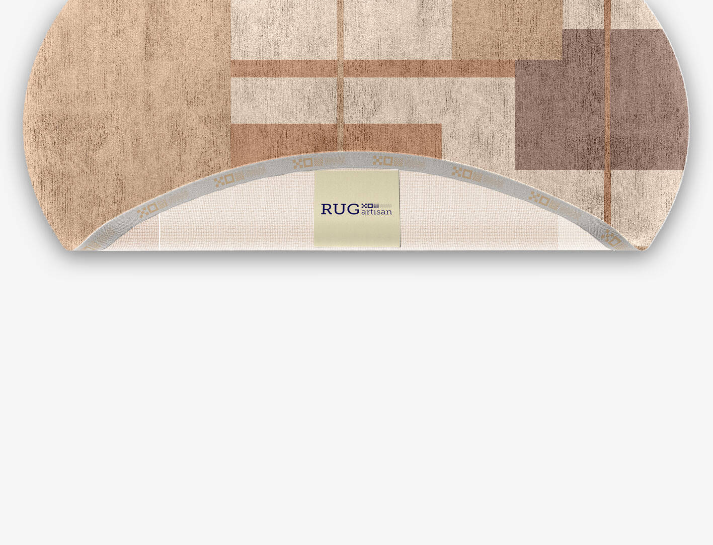 Demure  Oval Hand Knotted Bamboo Silk Custom Rug by Rug Artisan